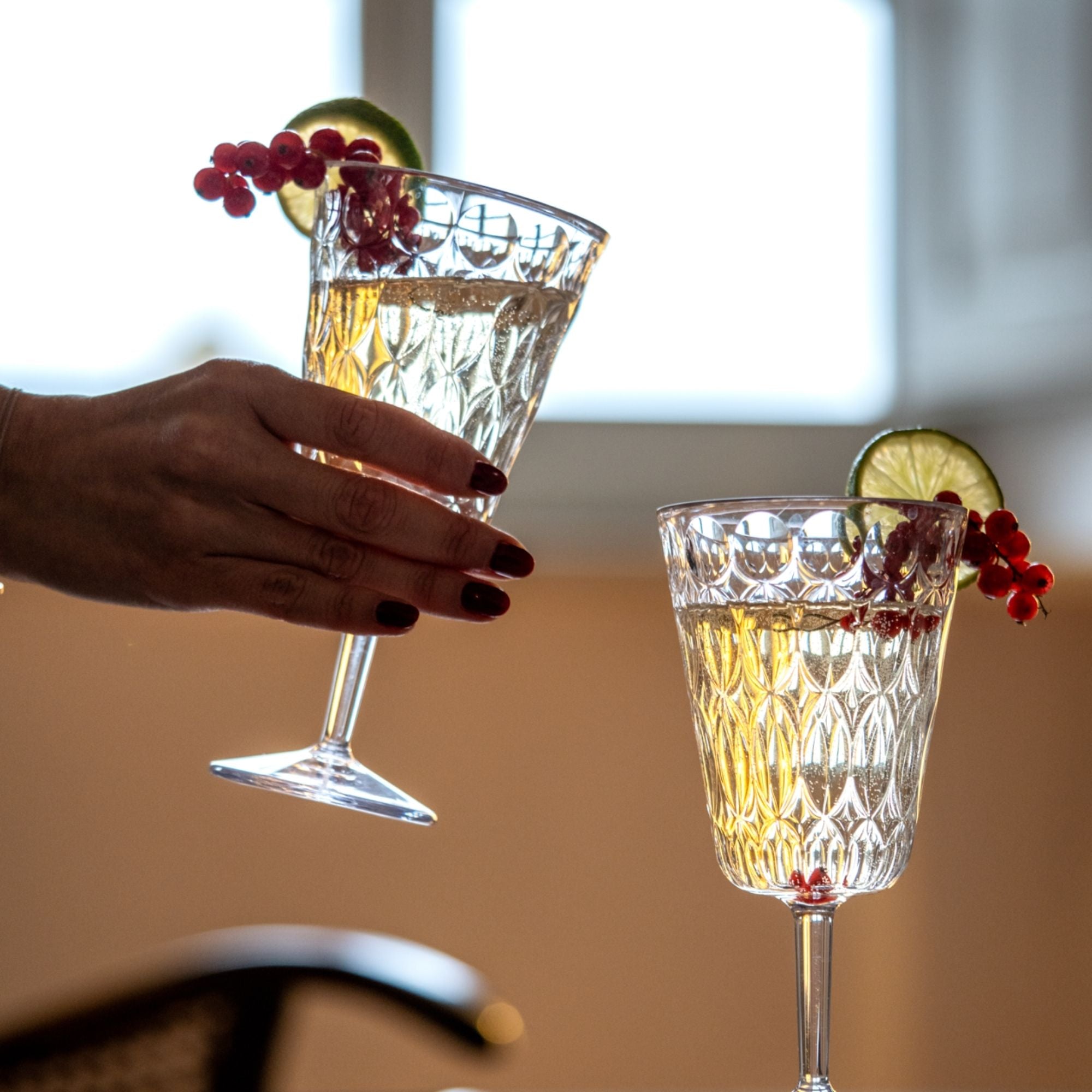 SET OF 4 GOBLETS "VANITY"