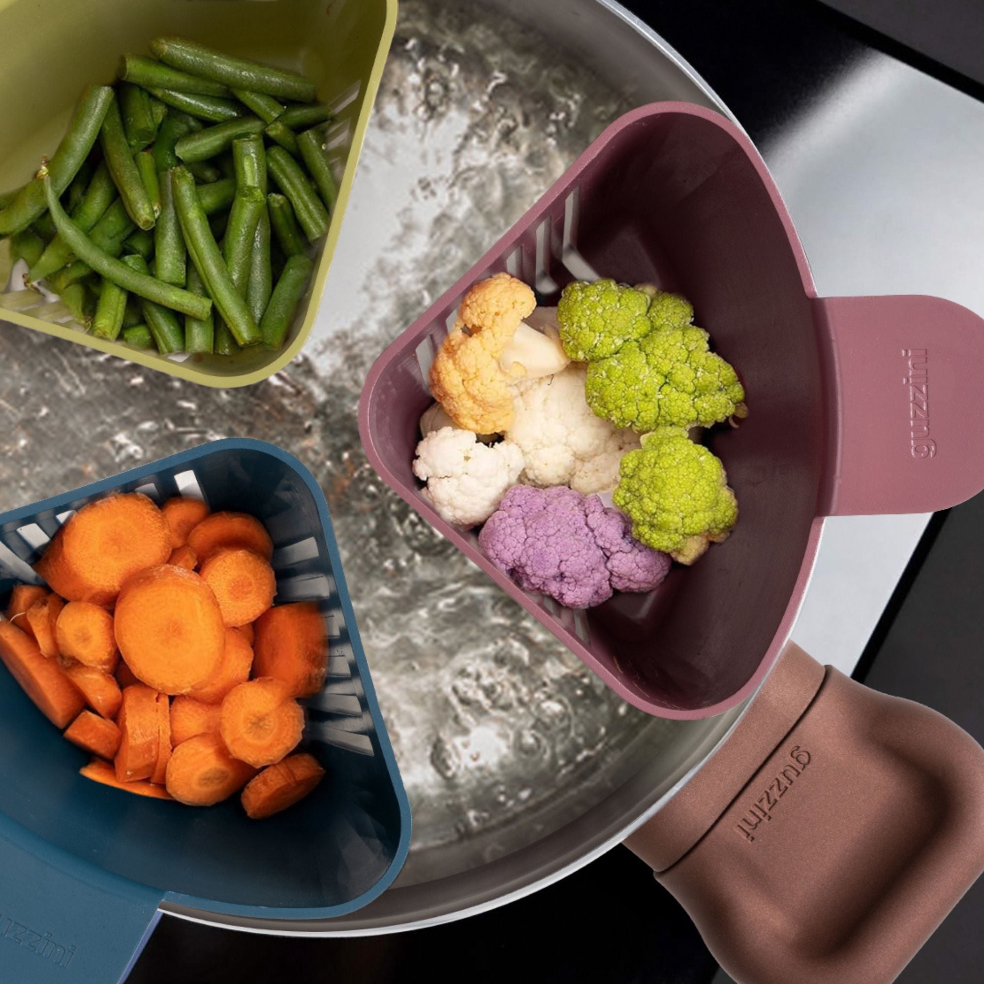 SET OF 3 COOKING BASKETS