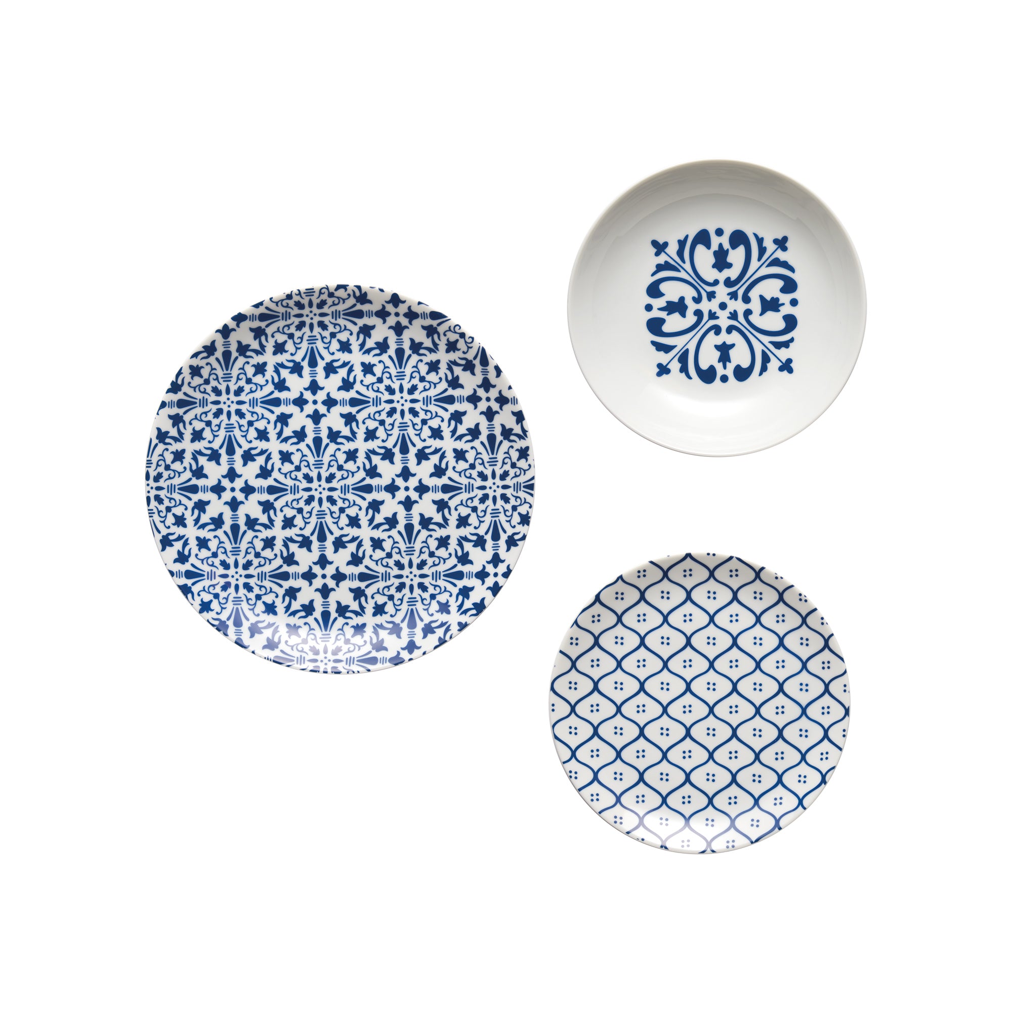 SET OF 6 PLACE SETTINGS 'LE MAIOLICHE' "TIFFANY"
