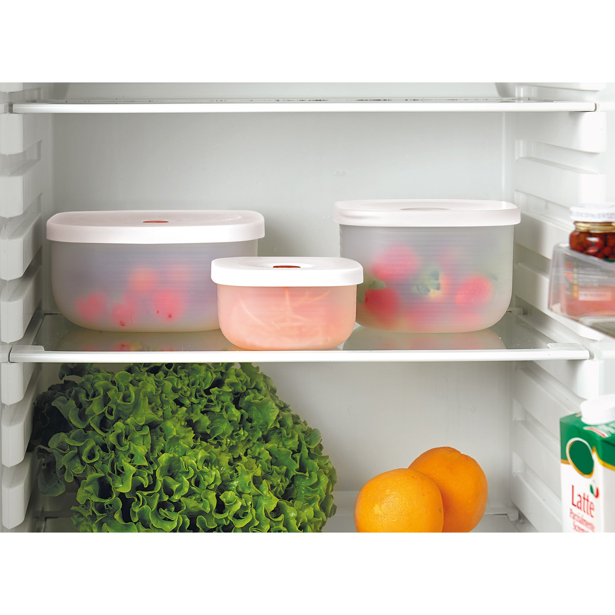 SHALLOW VACUUM CONTAINER 'SAVE-IT' "FOOD STORAGE"