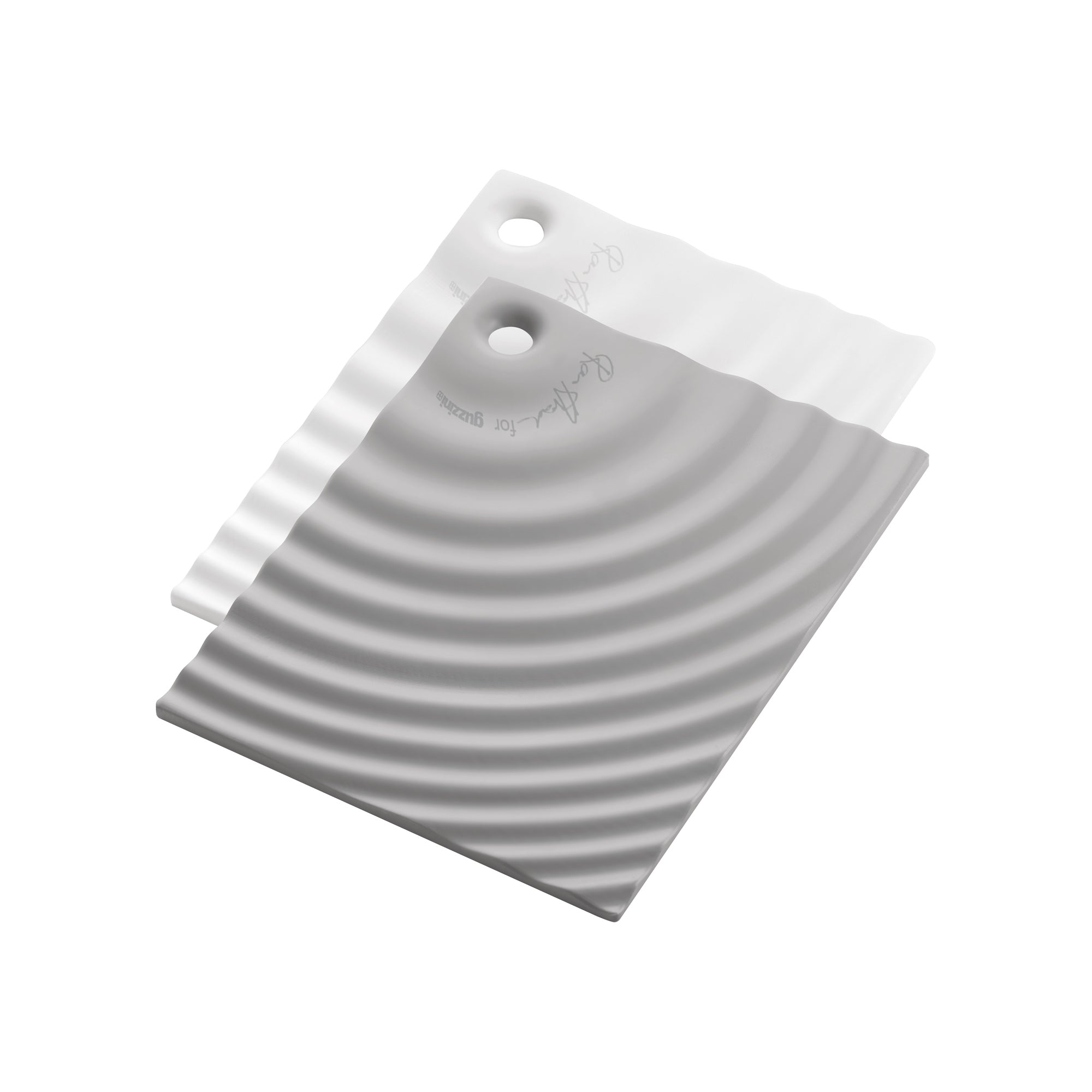 SET 2 CUTTING BOARDS WITH BASE "ICONS"