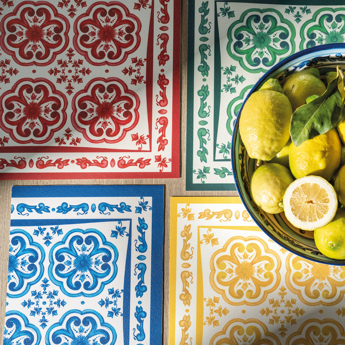 SET 6 PLACEMATS "BLUES"
