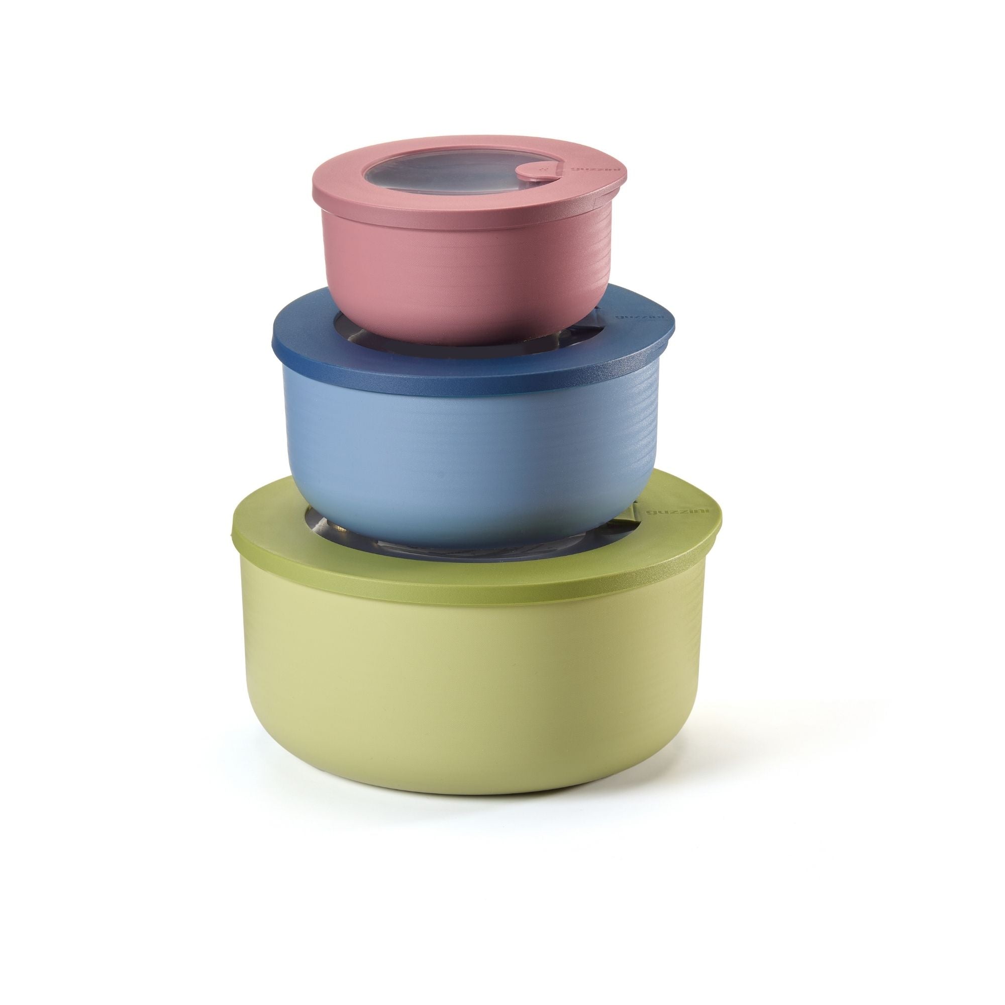 SET 3 CONTAINERS 'STORE&MORE BIO' "FOOD STORAGE"  - ROUND