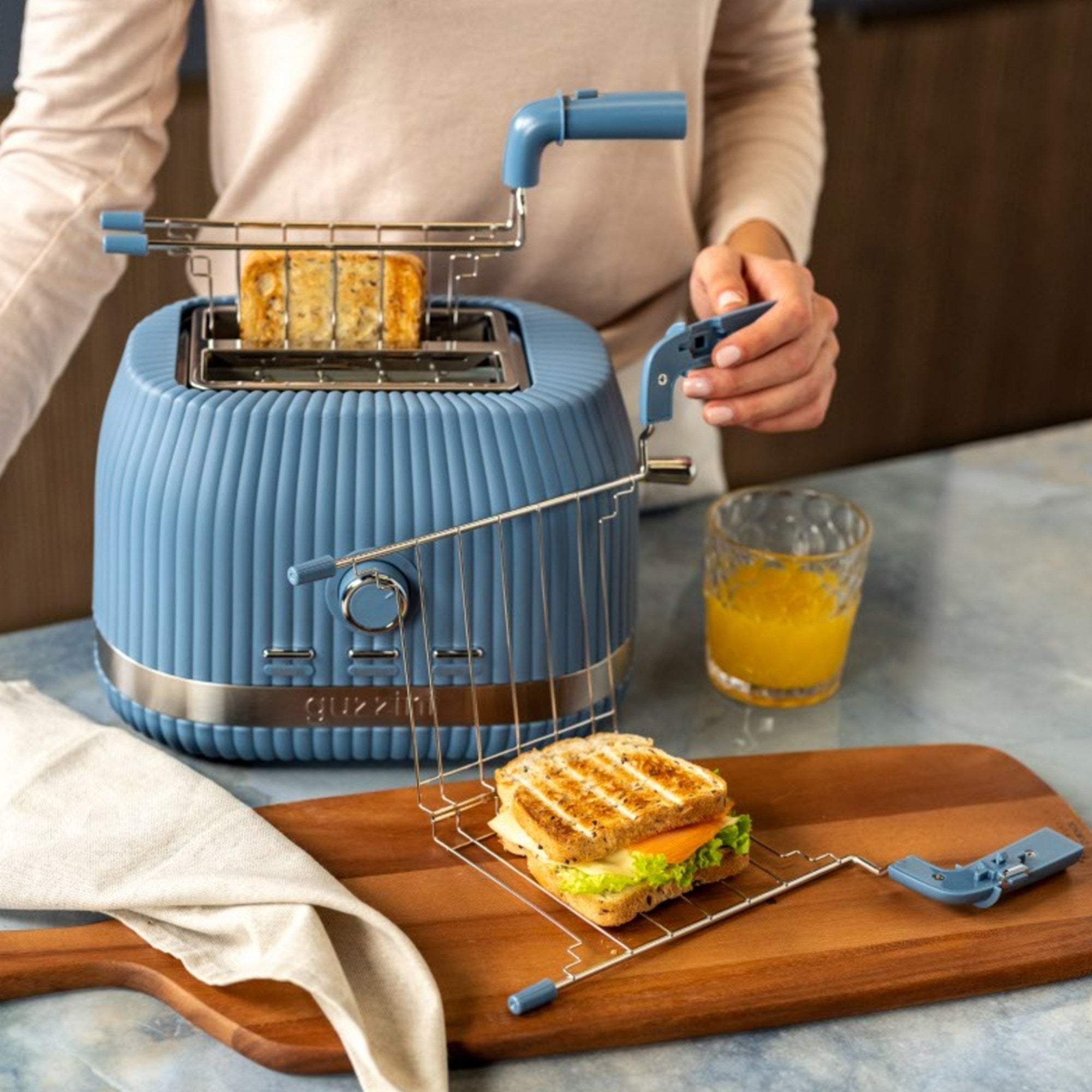 TOASTER WITH TONGS "SOUS CHEF"