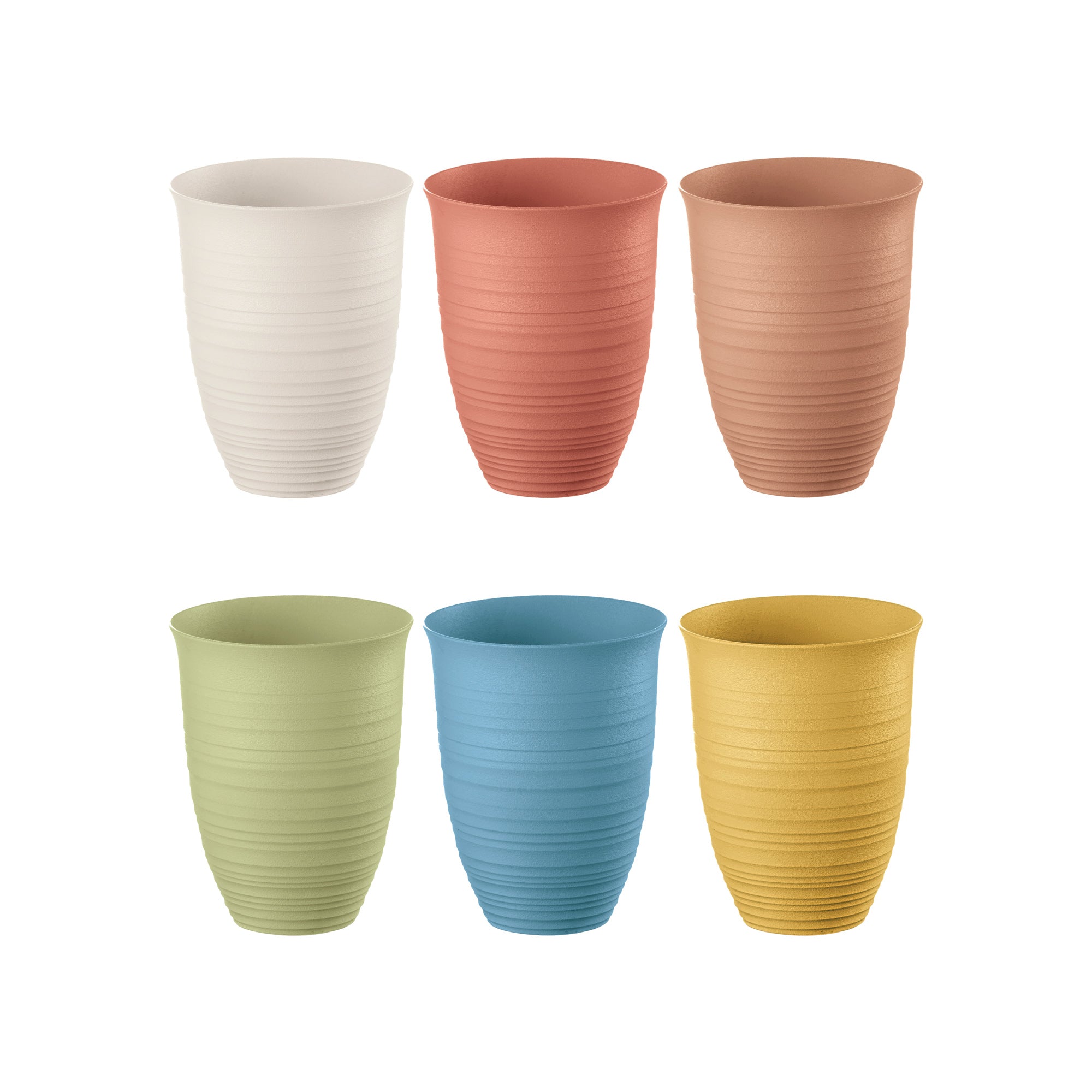SET OF 6 TUMBLERS "TIERRA"