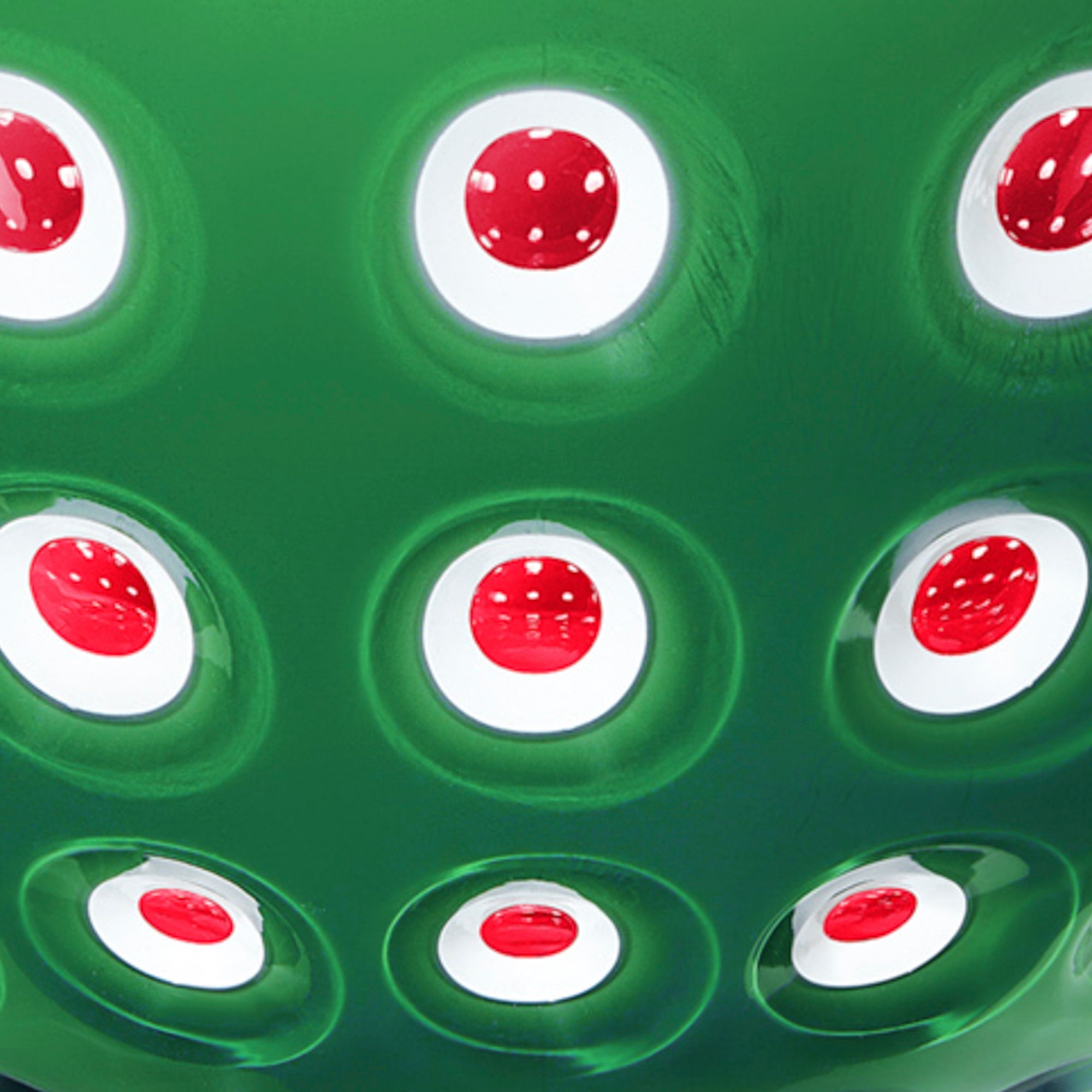 BOWL "LE MURRINE" Red/White/Emerald