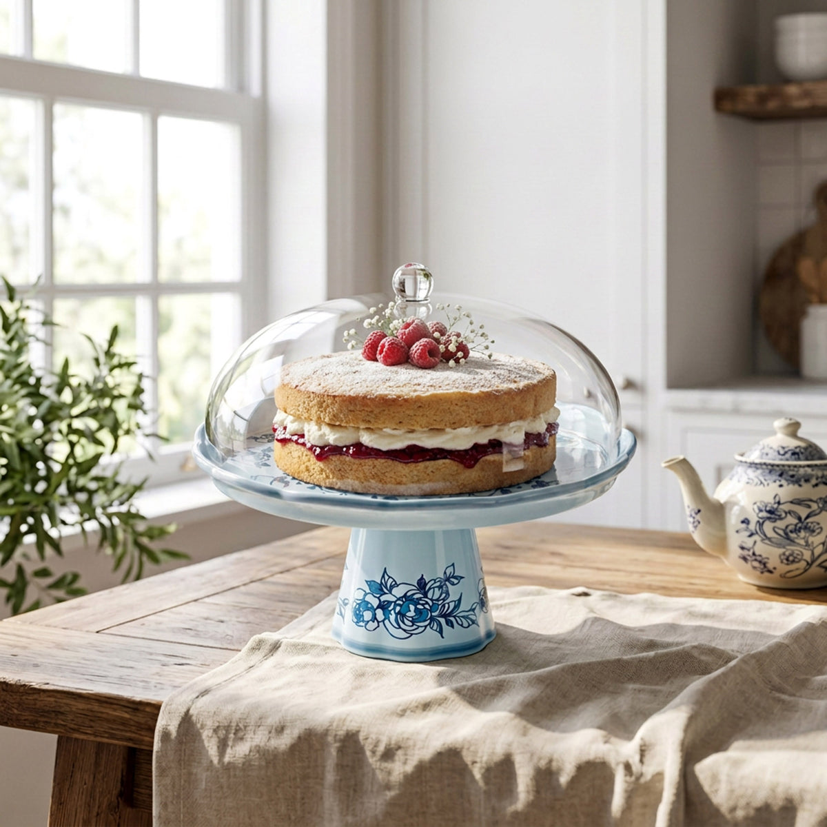 CAKE STAND WITH DOME "JOSEPHINE"