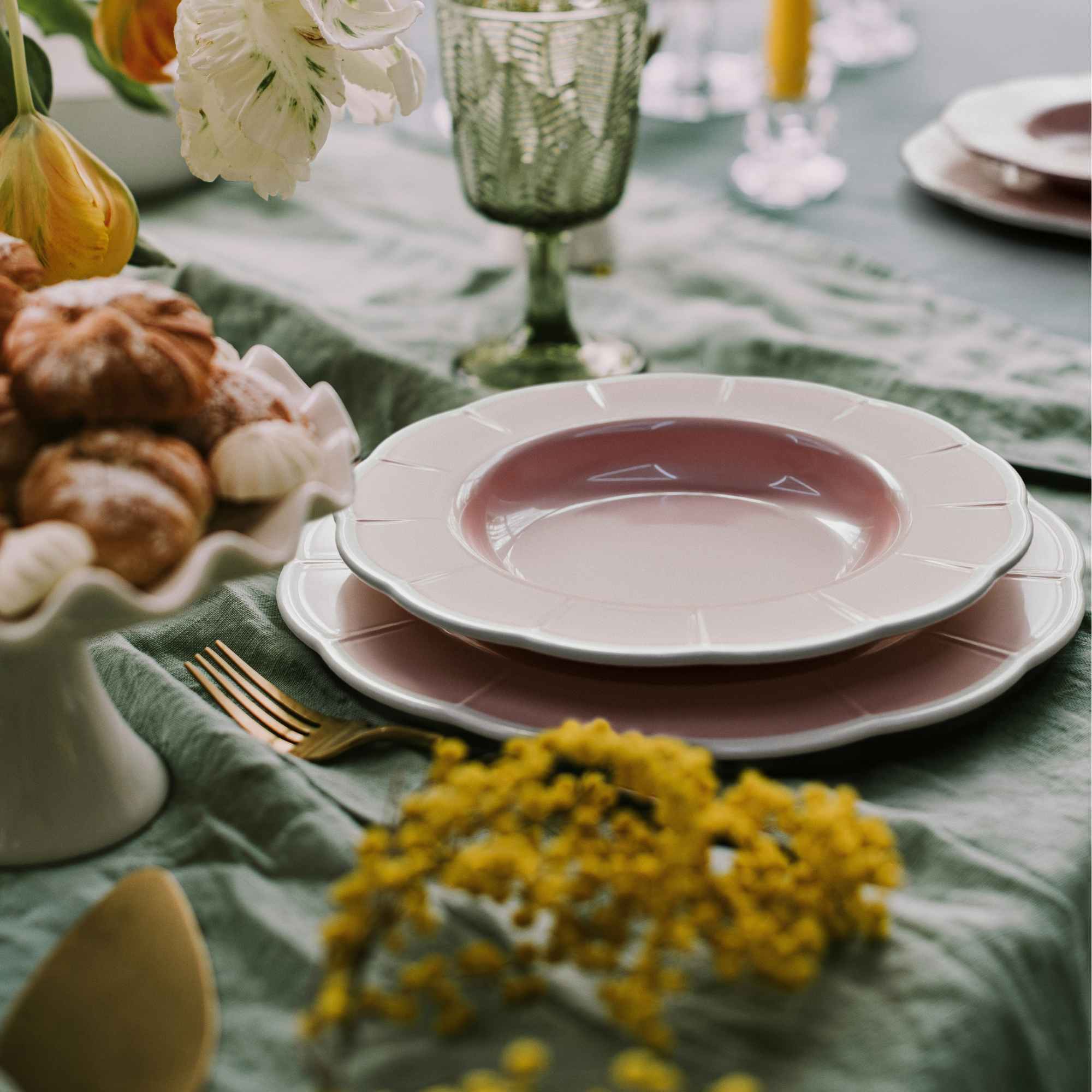 SOUP PLATE "FLORA"